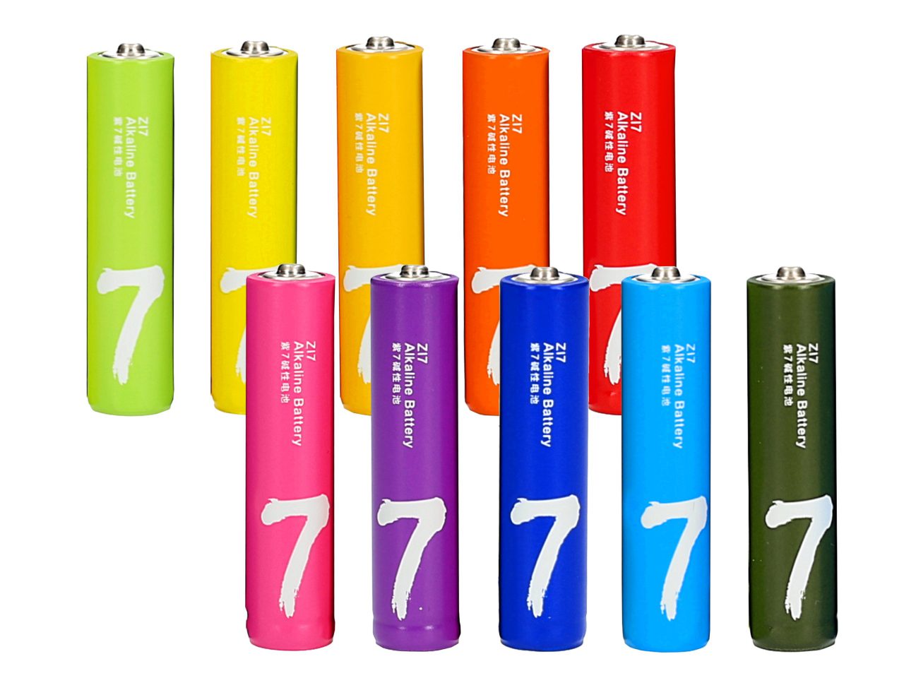 باتری نیم‌قلمی شیاومی مدل ZI7 بسته 10 عددی