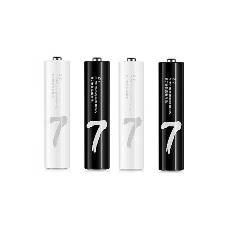 باتری نیم قلمی قابل شارژ شیائومی مدل ZI7 بسته 4 عددی